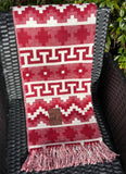 Plaid Pacha Rouge Andin