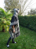 Poncho Lama Noir