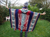 Poncho Viracocha Bleu