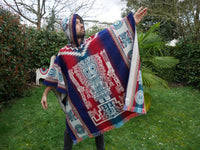 Poncho Viracocha Bleu