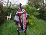 Poncho Viracocha Bleu