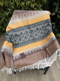 Plaid Inti Vert Altiplano