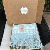 Plaid Pacha Bleu Glacier