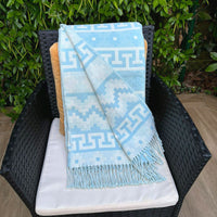Plaid Pacha Bleu Glacier