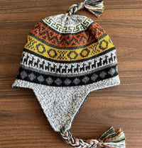 Bonnet alpaga réversible - Gris Foncé / Clair