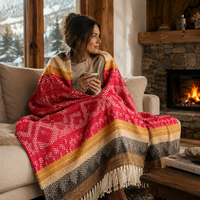 Plaid Inti Rouge Sierra