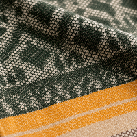Plaid Inti Vert Altiplano