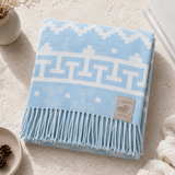 Plaid Pacha Bleu Glacier