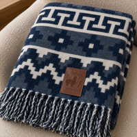 Plaid Pacha Bleu Foncé