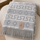 Plaid Pacha Gris Perle