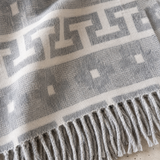 Plaid Pacha Gris Perle