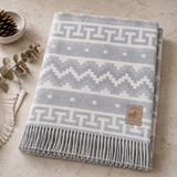 Plaid Pacha Gris Perle