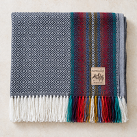 Plaid Sumaq Bleu