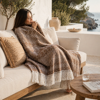 Plaid Wayra Marron