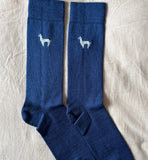 Chaussettes bleues - Lama