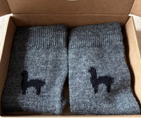 Chaussettes gris foncé - Lama