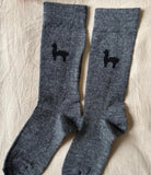 Chaussettes gris foncé - Lama