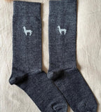 Chaussettes gris clair - Lama