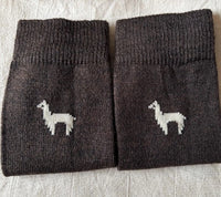 Chaussettes marron - Lama