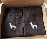 Chaussettes marron - Lama