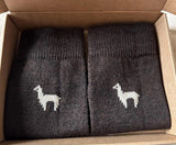Chaussettes marron - Lama