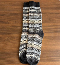 Chaussettes Andines - Noir / Gris