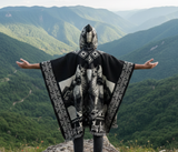 Poncho Lama Noir