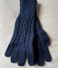 Gants baby alpaga - Bleu