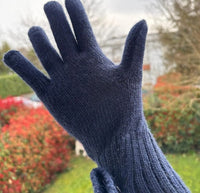 Gants baby alpaga - Bleu