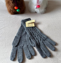 Gants baby alpaga - Gris foncé