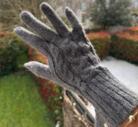 Gants baby alpaga - Gris foncé
