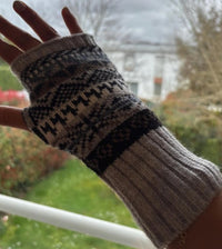 Mitaines sans doigt - Gris