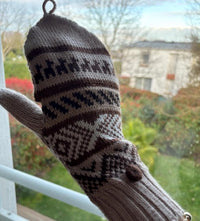 Mitaines avec capuche - Beige