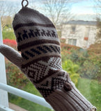 Mitaines avec capuche - Beige
