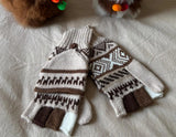 Mitaines avec capuche - Beige