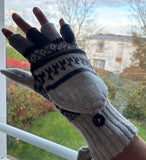 Mitaines avec capuche - Gris