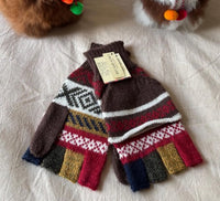 Mitaines avec capuche - Marron