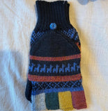 Mitaines avec capuche - Noir / Bleu