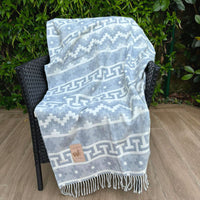 Plaid Pacha Gris Perle