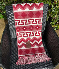 Plaid Pacha Rouge Andin