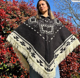 Poncho Noir Andin